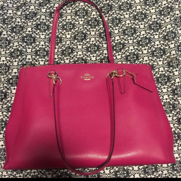 MAKE AN OFFER♥️XL Coach Tote - Picture 3 of 9